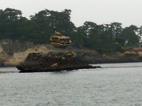松島唯一の奇岩　仁王岩