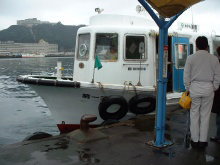 ホテル浦島への専用船